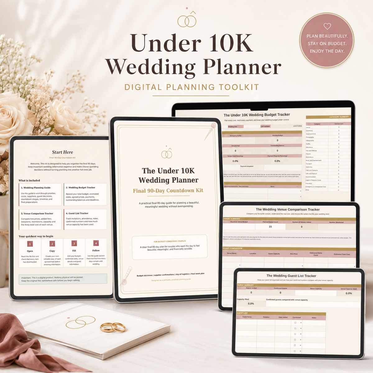 The Under 10K Wedding Planner — Final 90-Day Kit