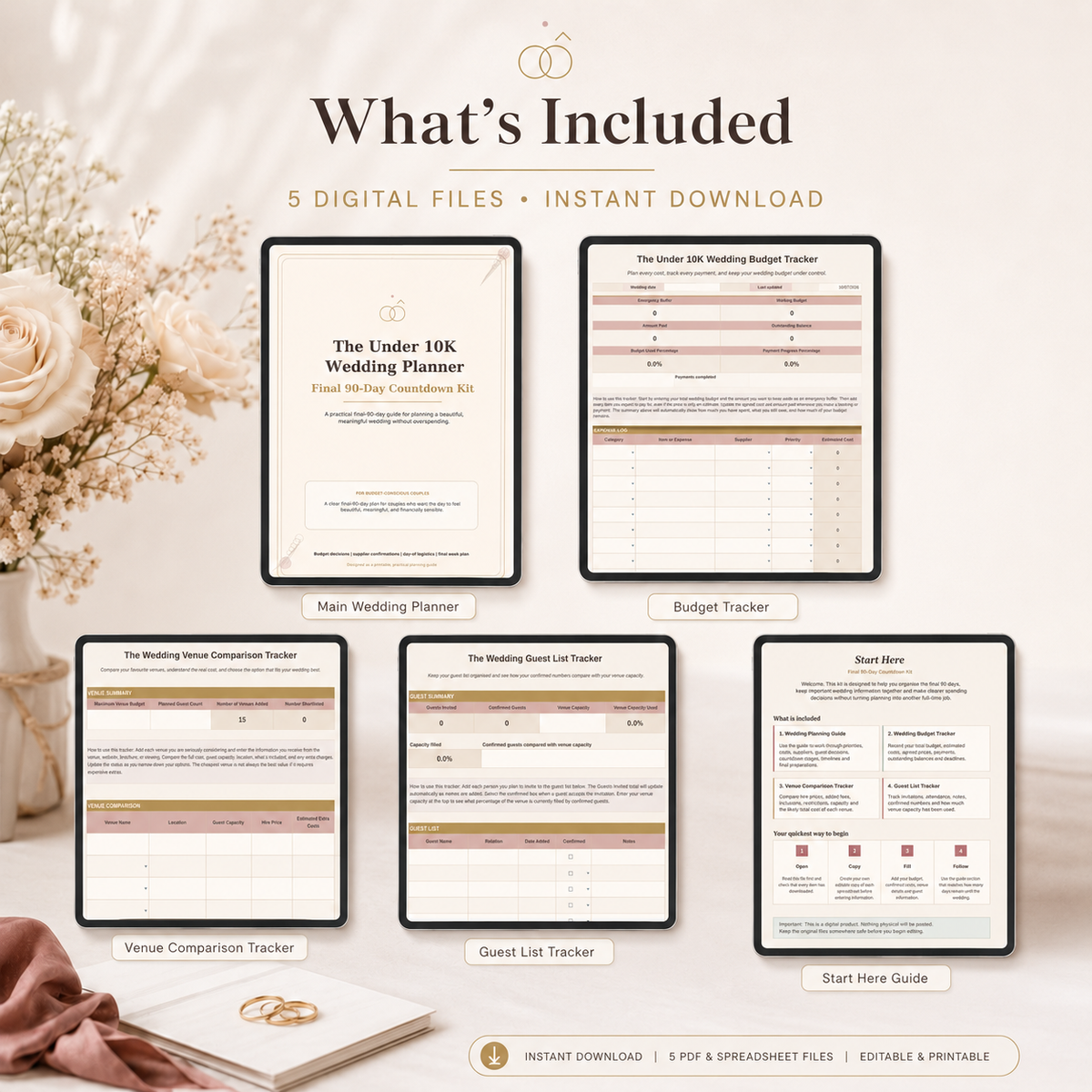 The Under 10K Wedding Planner — Final 90-Day Kit